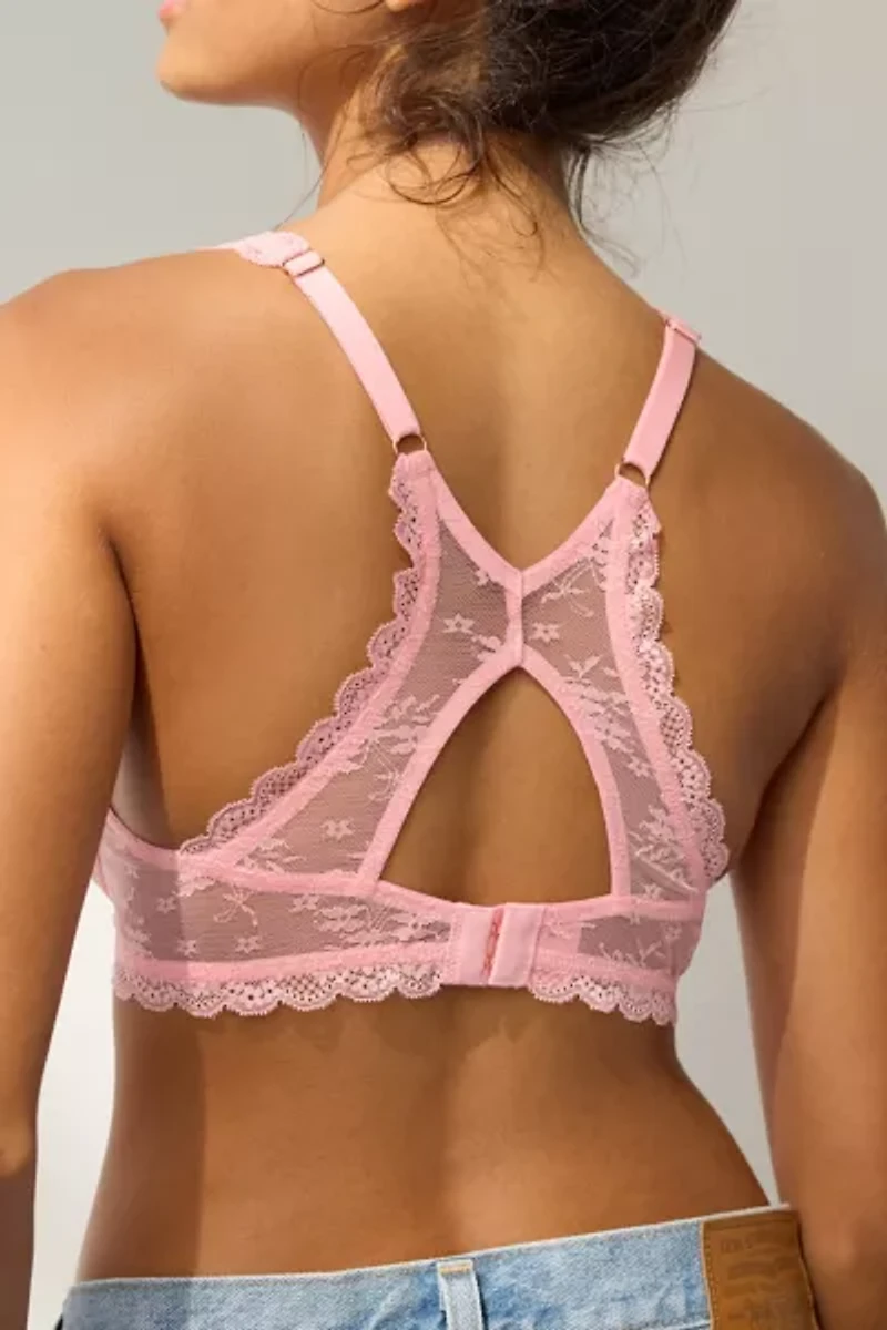 Out From Under Rendezvous Plunging Lace Racerback Bra