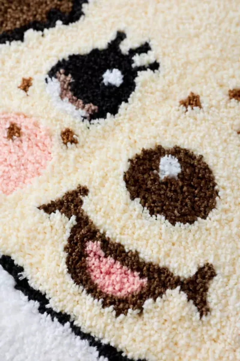 Monchhichi Girl Head Shaped Rug