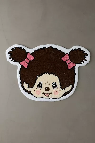Monchhichi Girl Head Shaped Rug