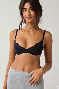 Out From Under Jazz Club Lace Trim Push-Up Bra