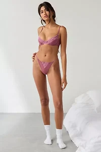 Out From Under Jazz Club Lace Trim Push-Up Bra