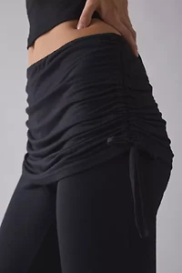 True Religion Asymmetric Ruched Side-Tie Foldover Flare Pant