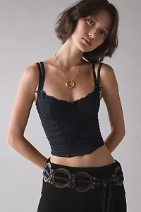 Out From Under Jazz Club Lace Trim Corset