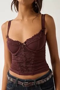 Out From Under Jazz Club Lace Trim Corset