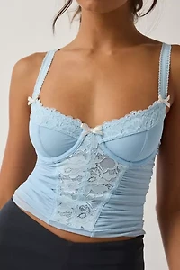 Out From Under Jazz Club Lace Trim Corset