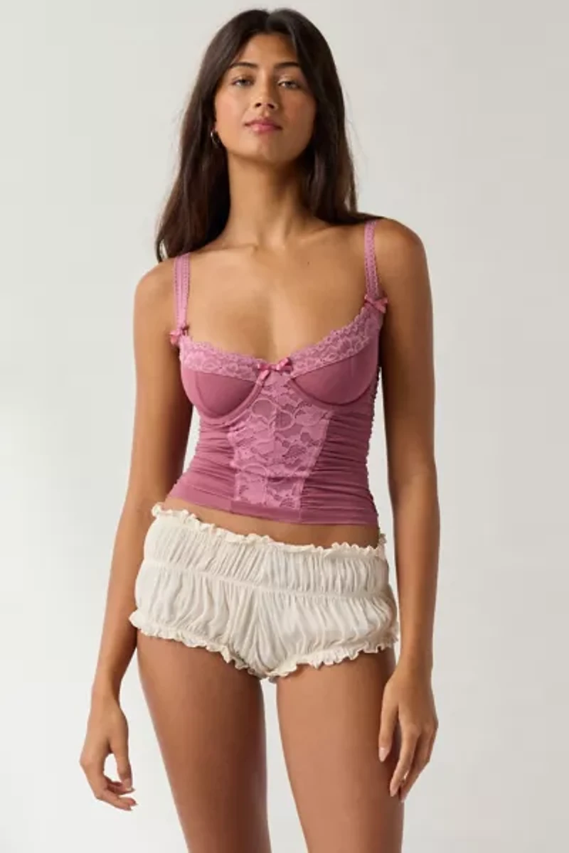 Out From Under Jazz Club Lace Trim Corset