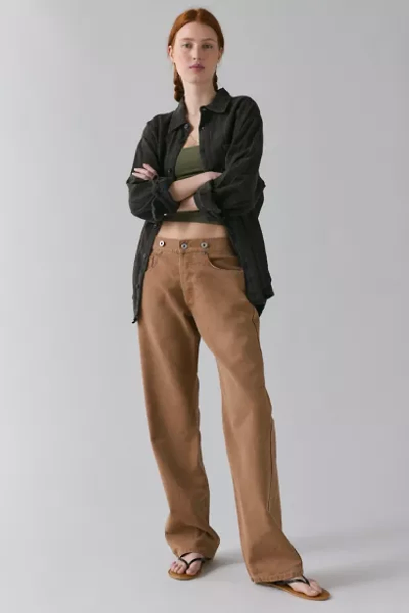 Vintage By UO Duck Canvas Adjustable Waist Pant