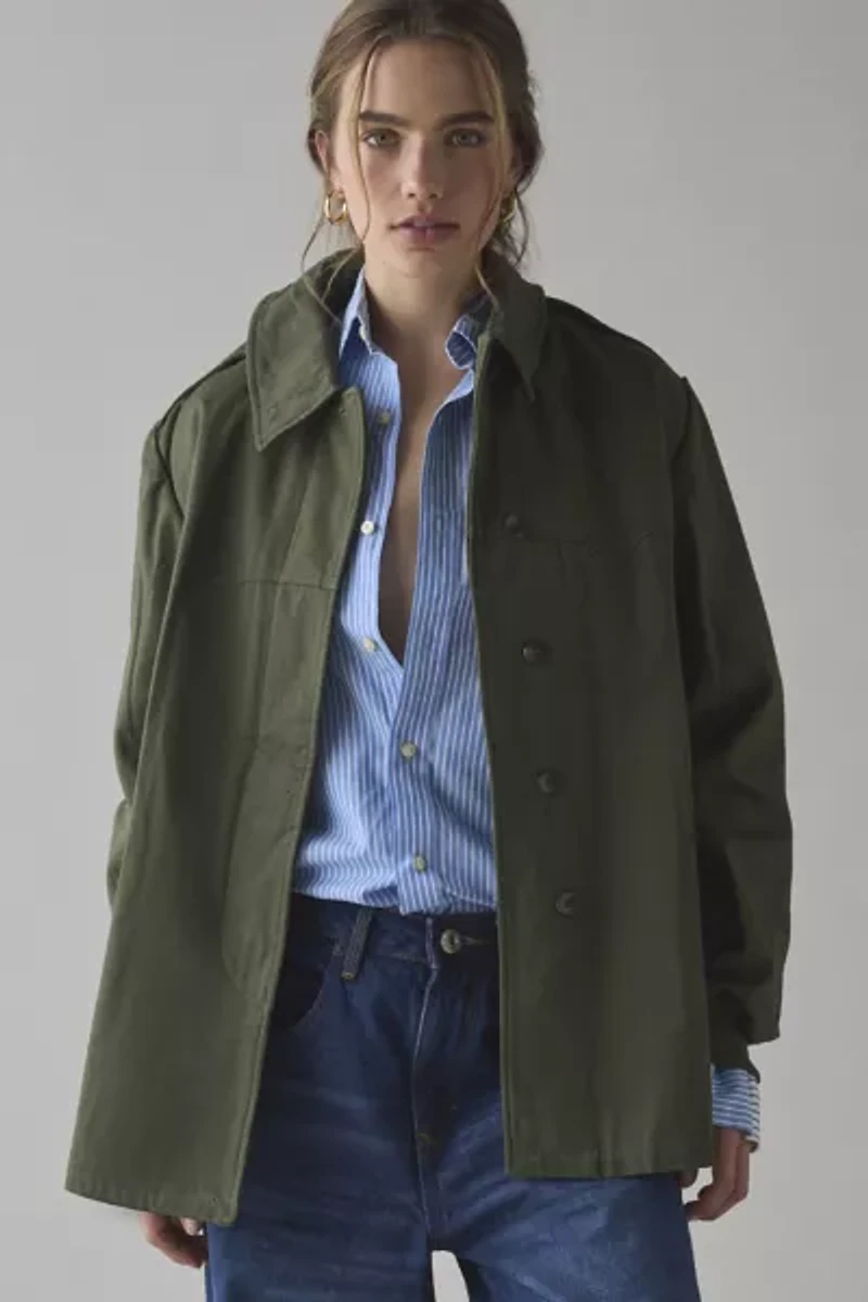 Vintage By UO Surplus Midi Trench Coat