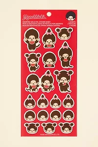 Monchhichi Foil Sticker Sheet