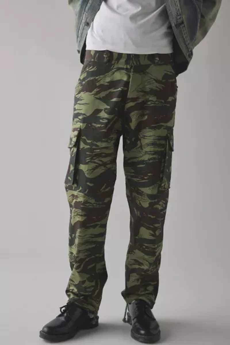 Vintage By UO Brushstroke Camo Pant