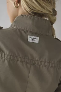 Abrand Gemma Cotton Twill Cropped Utility Jacket