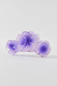 Triple Hibiscus Floral Claw Clip