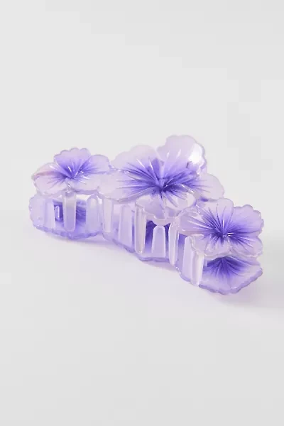 Triple Hibiscus Floral Claw Clip