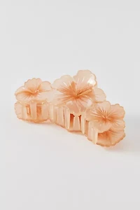 Triple Hibiscus Floral Claw Clip