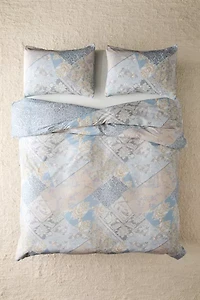 Melody Femme Printed Patchwork Duvet Cover