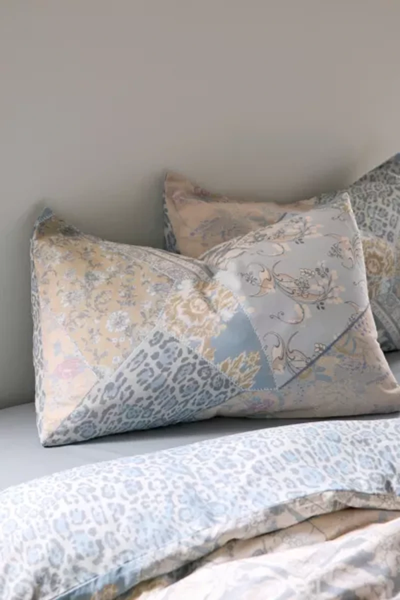Melody Femme Printed Patchwork Sham Set