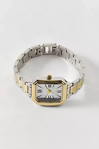 Mixed Metal Rectangle Watch