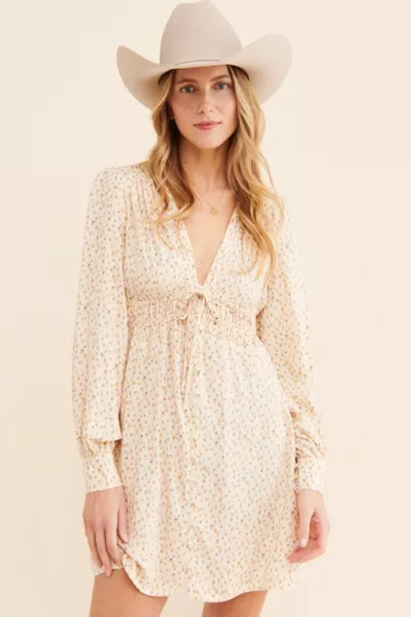 Asher Button-Front Dress