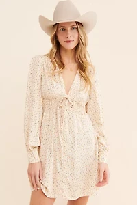 Asher Button-Front Dress
