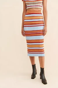 Kourt Rissa Striped Skirt
