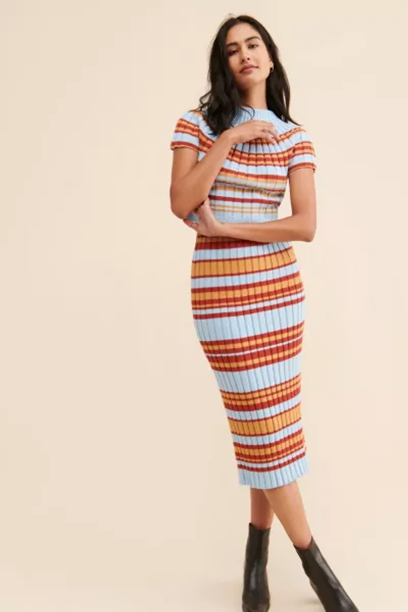 Kourt Rissa Striped Skirt