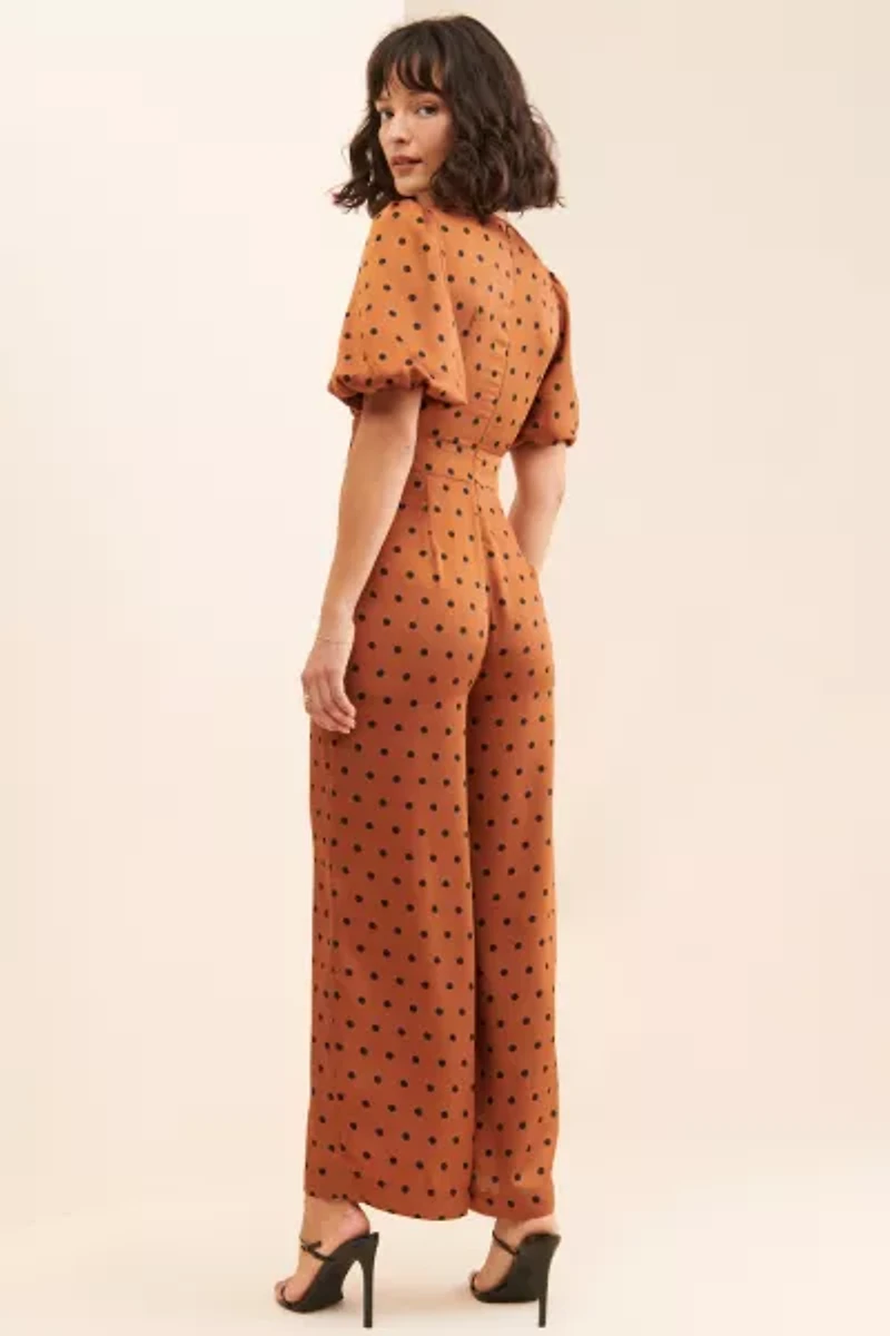 MinkPink Milan Wide Leg Jumpsuit