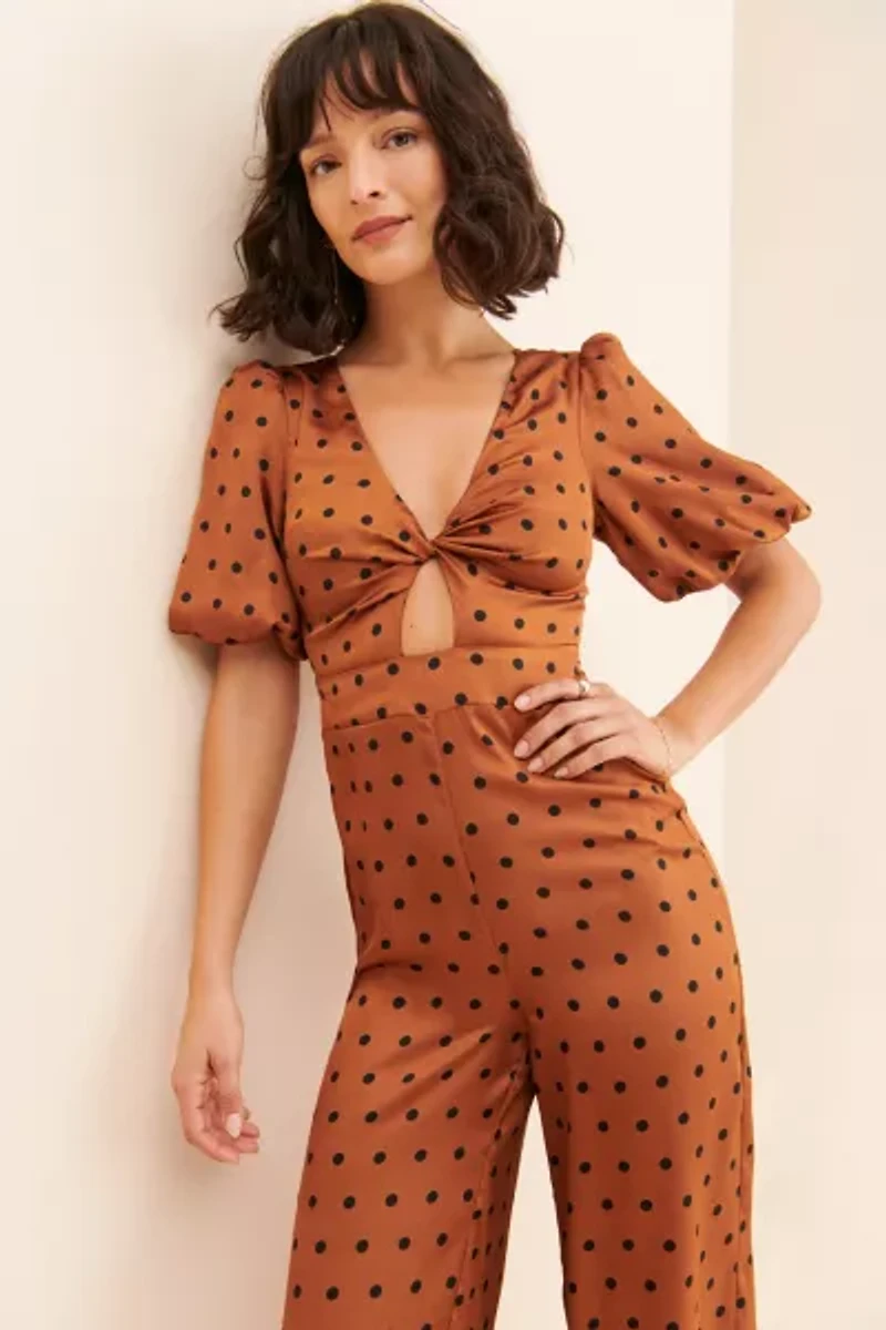 MinkPink Milan Wide Leg Jumpsuit