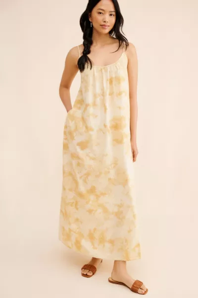 Vero Moda Waistless Printed Maxi Dress