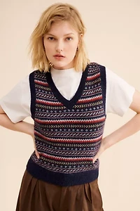 Dunst Patterned Knit Vest