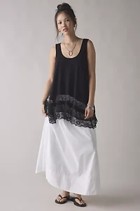 Kimchi Blue Winona Lace Trim Hanky Hem Tunic Tank Top