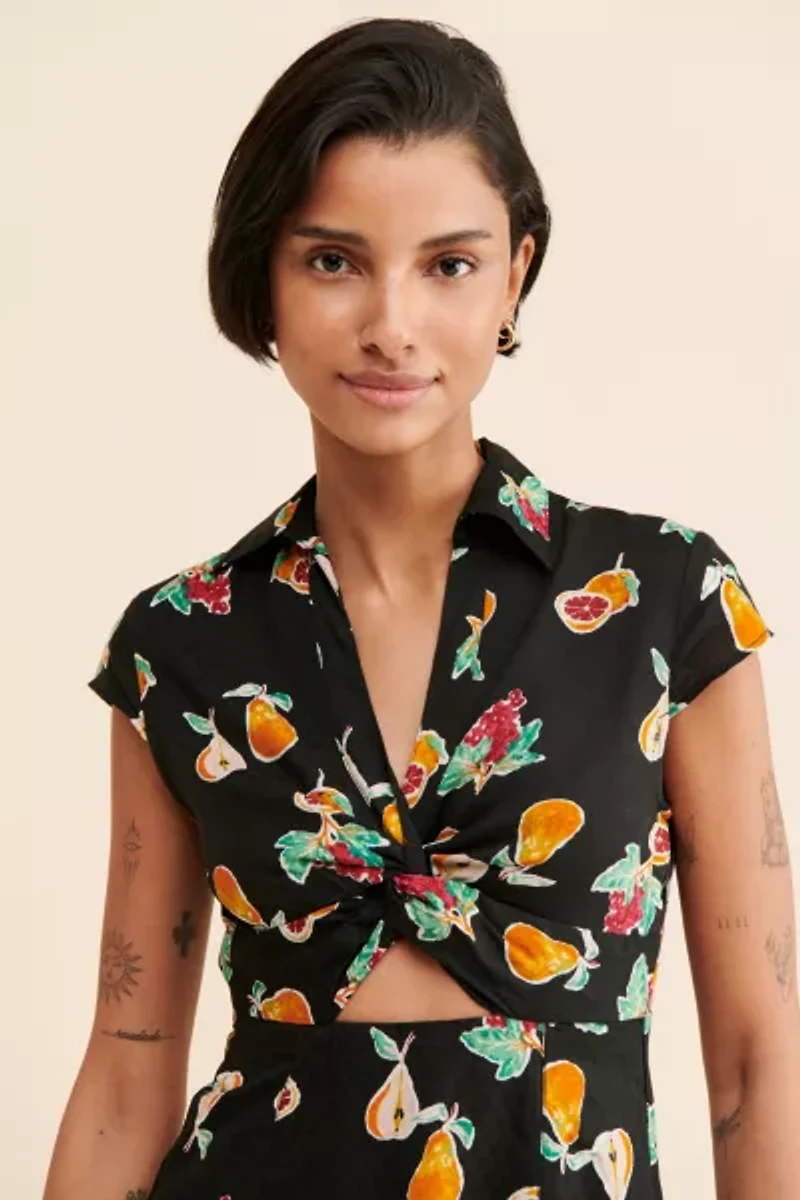 Harlow Twist Front Mini Dress