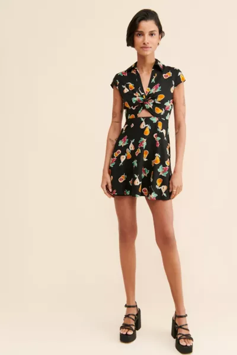 Harlow Twist Front Mini Dress