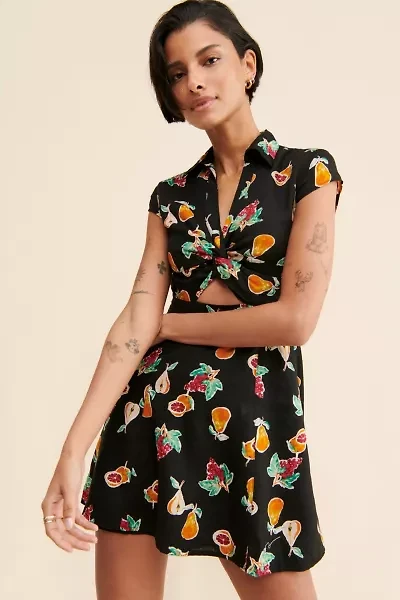 Harlow Twist Front Mini Dress