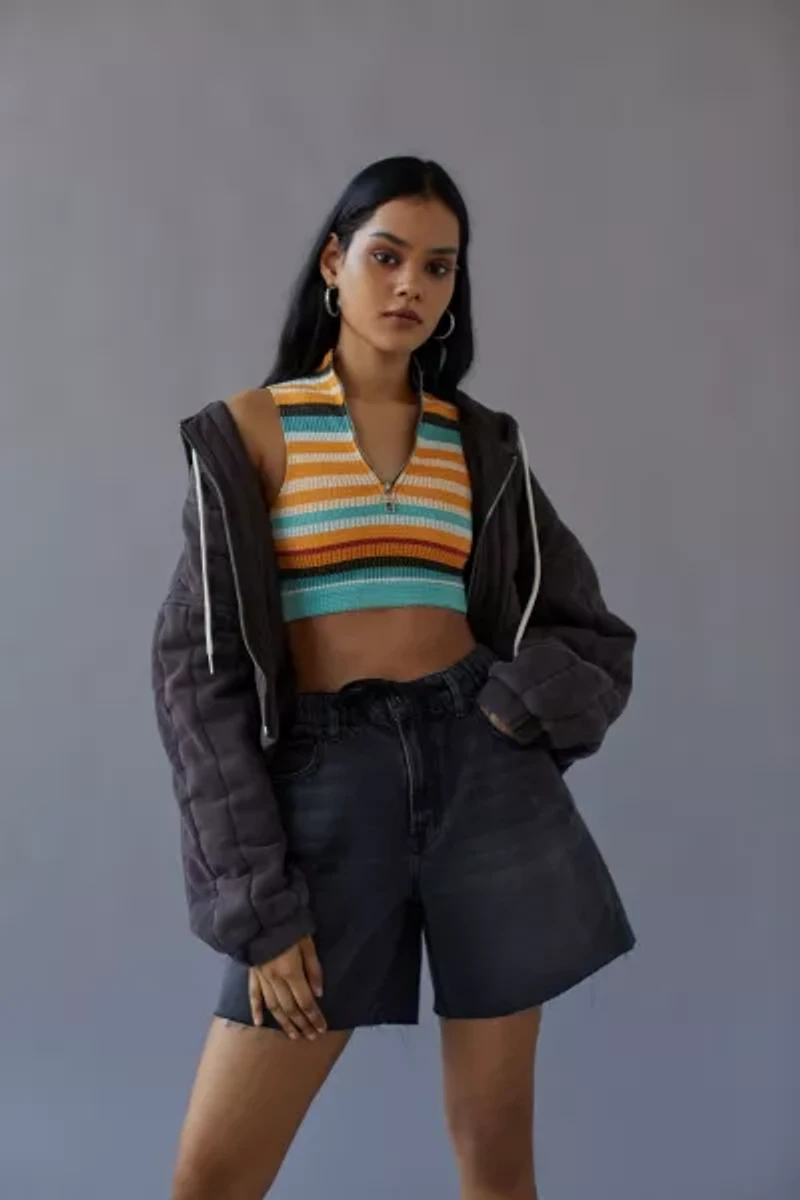 BDG High-Rise Baggy Denim Shorts