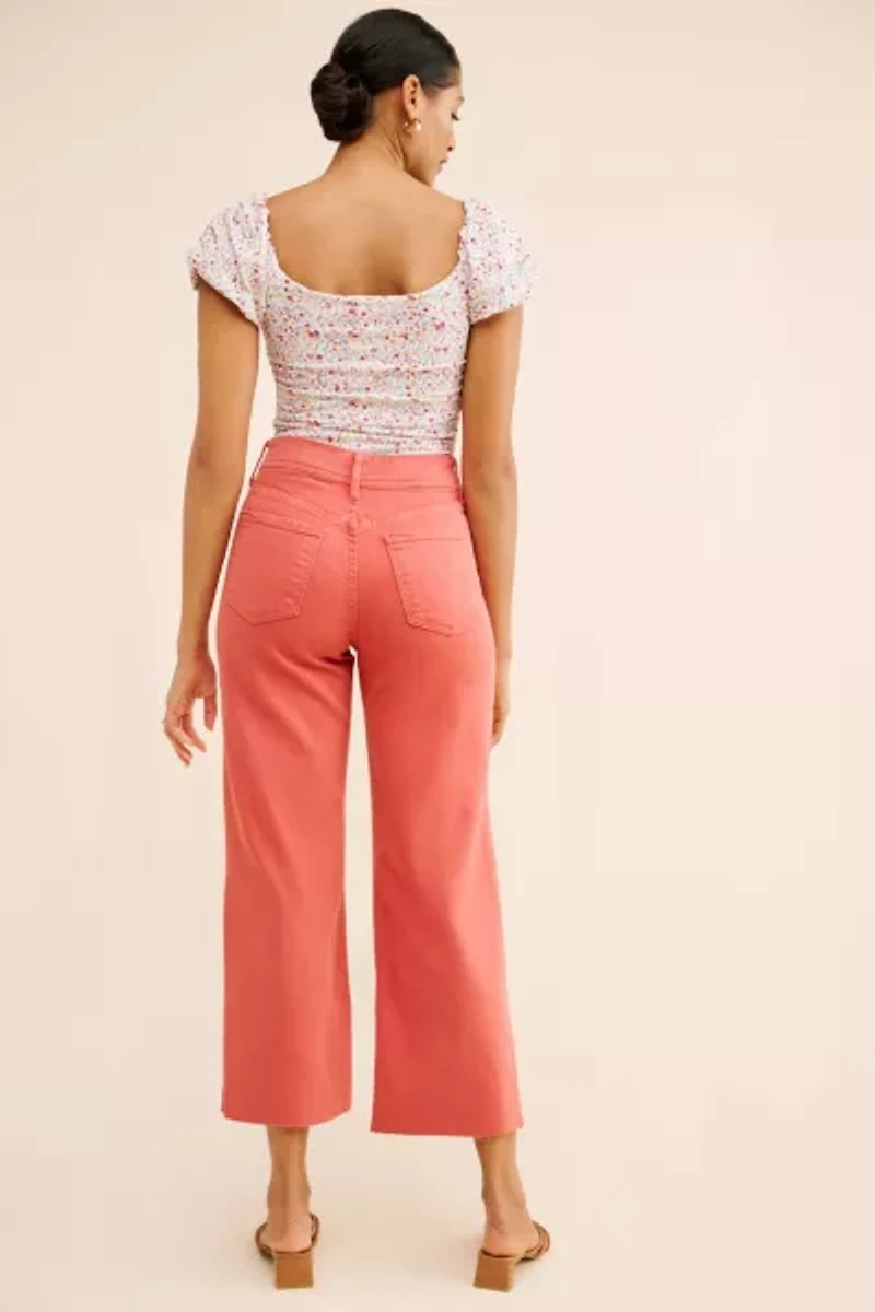 JUST BLACK DENIM High Rise Utility Wide Leg Jeans