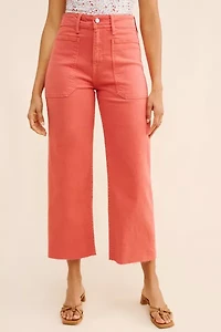 JUST BLACK DENIM High Rise Utility Wide Leg Jeans