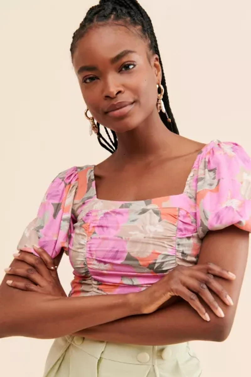 Saltwater Luxe Katie Floral Crop Top