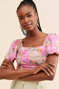Saltwater Luxe Katie Floral Crop Top