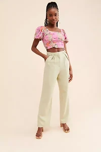 Saltwater Luxe Katie Floral Crop Top
