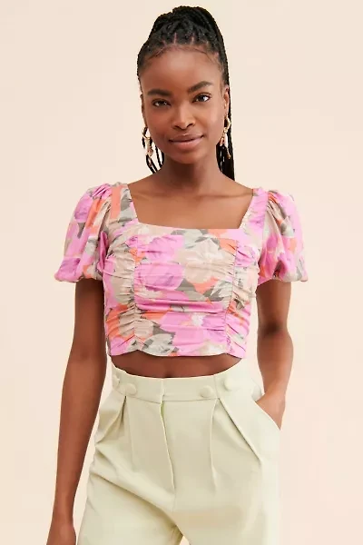 Saltwater Luxe Katie Floral Crop Top