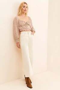 Dress Forum Ditsy Floral Shirred Top
