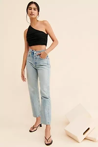 MinkPink Karoline One Shoulder Top