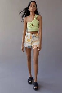 BDG Pitched A-Line Denim Shorts