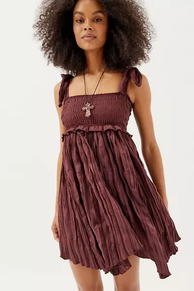 Axel Smocked Mini Dress