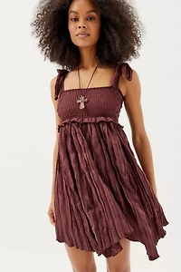 Axel Smocked Mini Dress