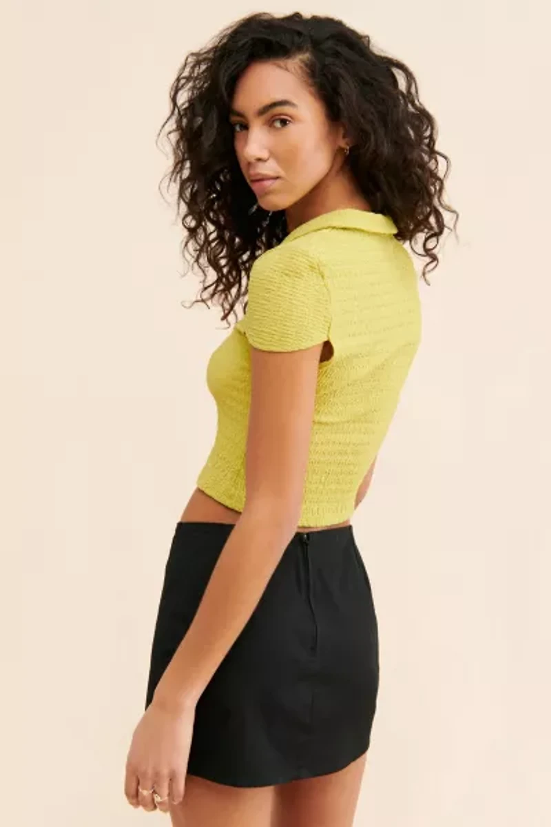 Motel Elva Crinkled Top