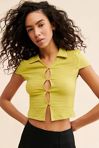 Motel Elva Crinkled Top