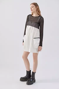 Colton Poplin Cargo Mini Dress