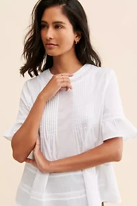 English Factory Boho Pleated Blouse