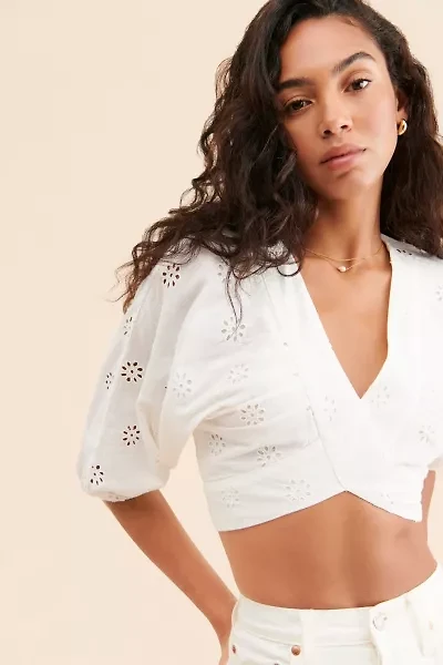 Vero Moda Aja Eyelet Top